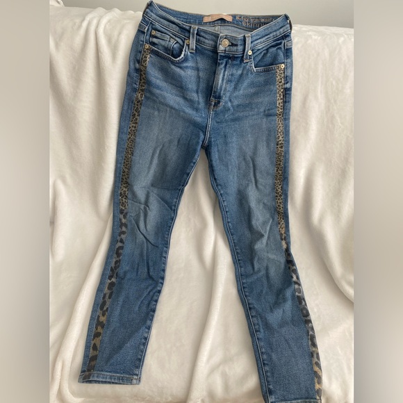 HIGH WAISTED ANKLE SKINNY - Picture 1 of 4